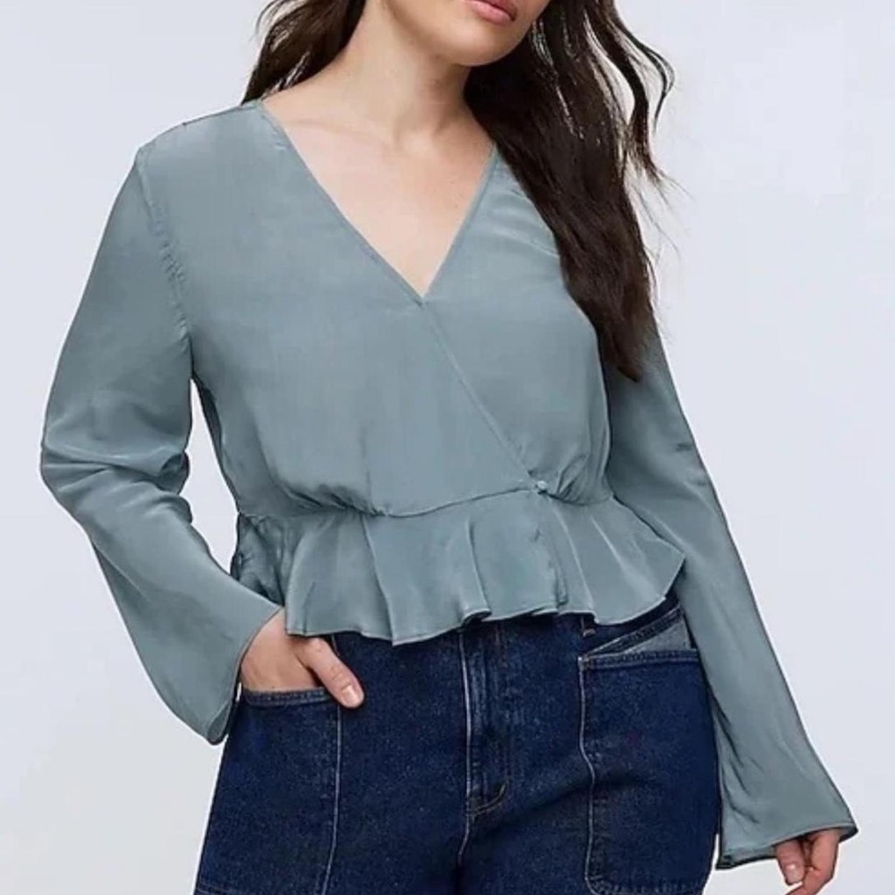 Madewell Bell-Sleeve Flowy Top